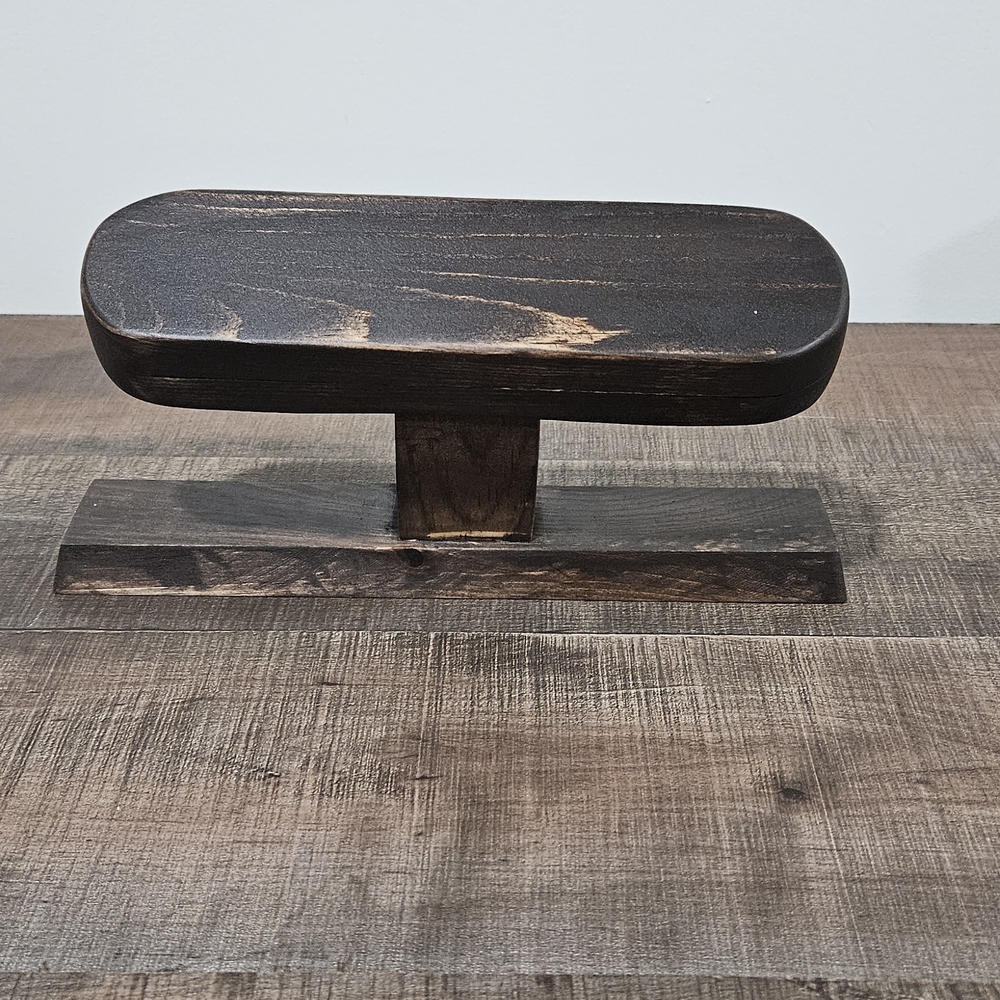 Simple Rustic Wood Watch Display Stand